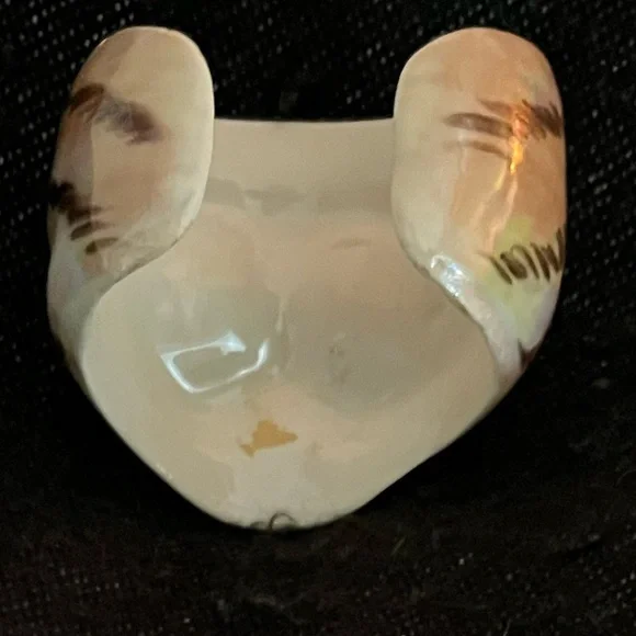 KM (Karen & Mark Kelleher- Maui, Hawaii) Cat Cuff (Hand Painted) Bracelet - Picture 3 of 8